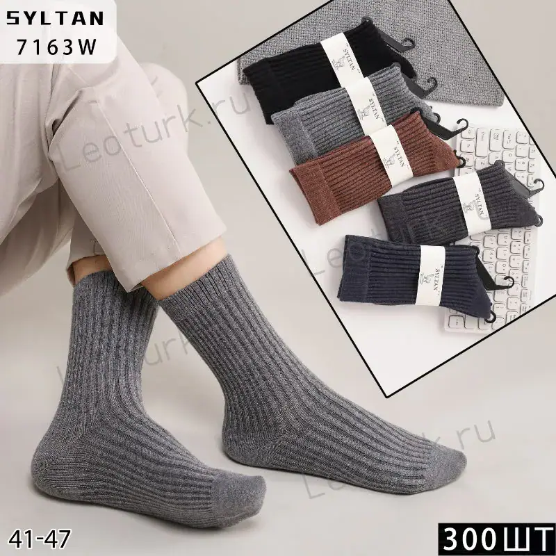 Мужские носки SYLTAN, артикул 7163W, размеры 41-47