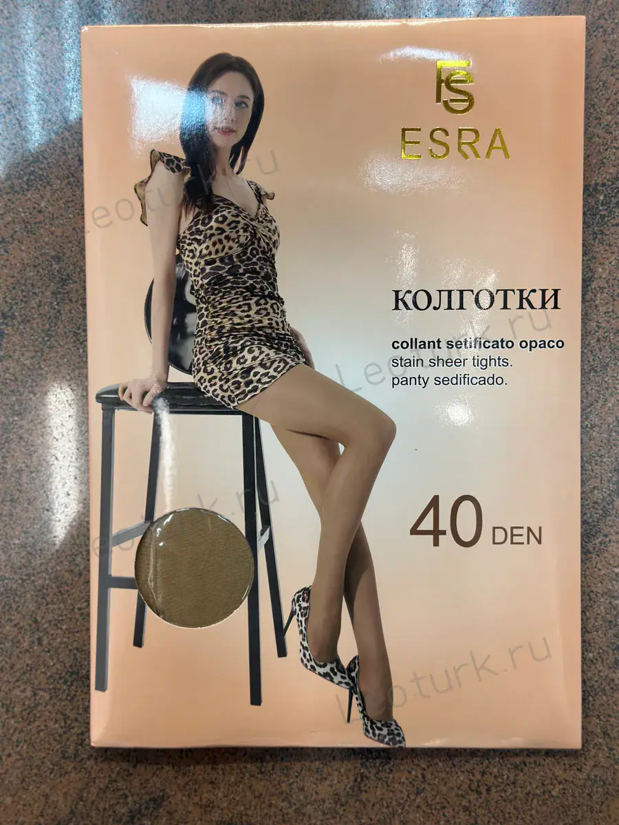 ESRA, Колготки женские капроновые 40Den черные