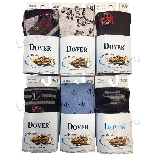 DOVER, Колготы для мальчиков, хлопок, с разными рисунками