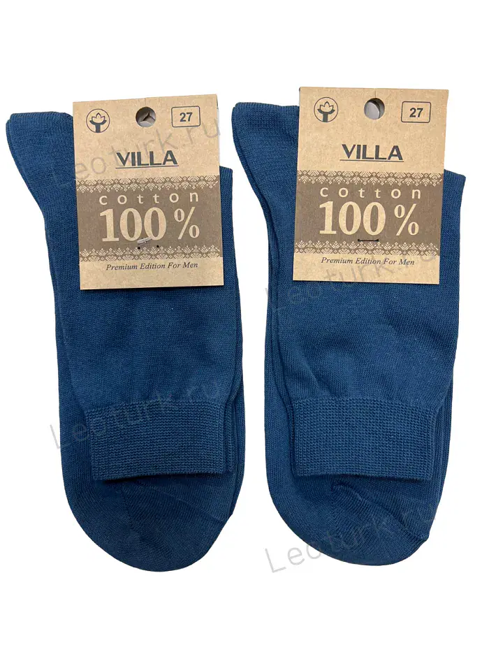VILLA Россия, Носки мужские хлопок 100%, джинс