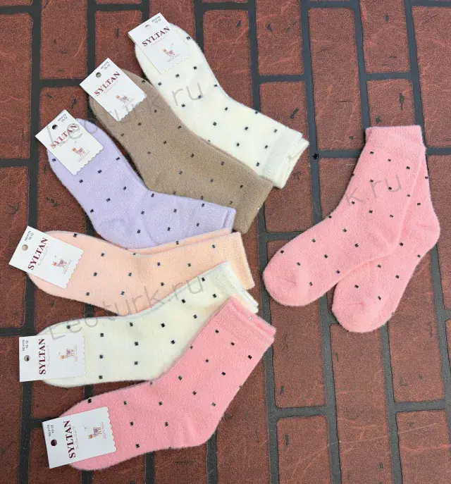 Детские тёплые носки шерсть ламы