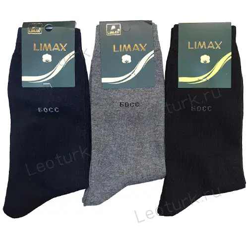 LIMAX, Носки мужские, плотные, классические, разные цвета "Босс"