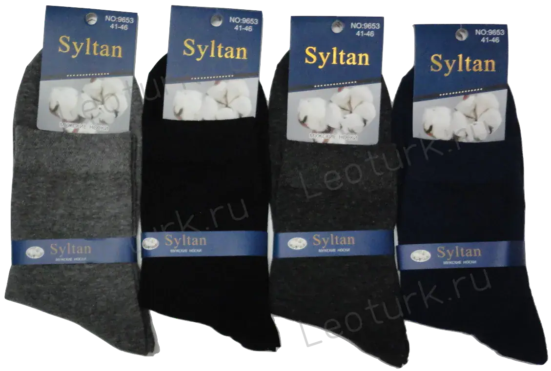 SYLTAN, Носки мужские классические хлопок ассорти
