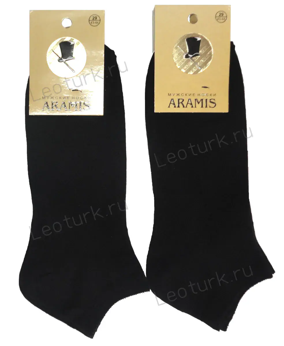 Aramis, Носки мужские короткие черные