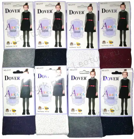 DOVER Школьные фантазийные колготки для девочек с блестками