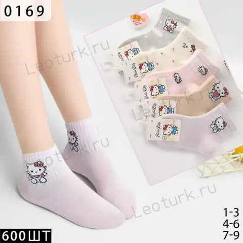 LeoTurk, Носки детские, для девочек средне-укороченные