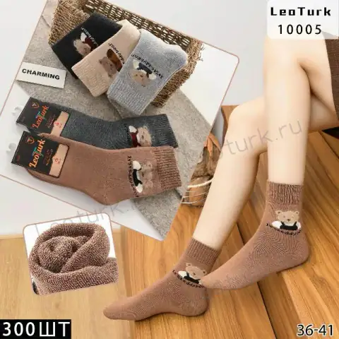 Носки женские зимний махровый термо LeoTurk, арт. 10005