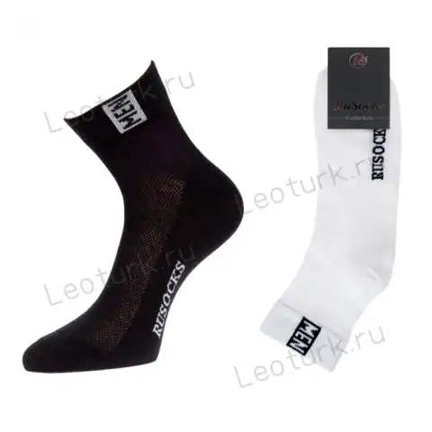 Rusocks носки мужские укороченные сетка черные бесшовные