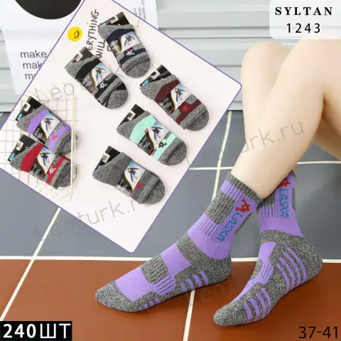 SYLTAN, Носки женские, теплые, средне-укороченные, ассорти Аляска