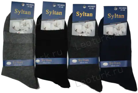 SYLTAN, Носки мужские классические хлопок ассорти