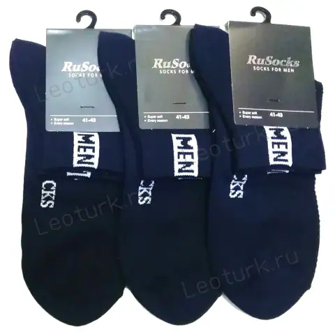 Rusocks носки мужские укороченные сетка темно-синие бесшовные