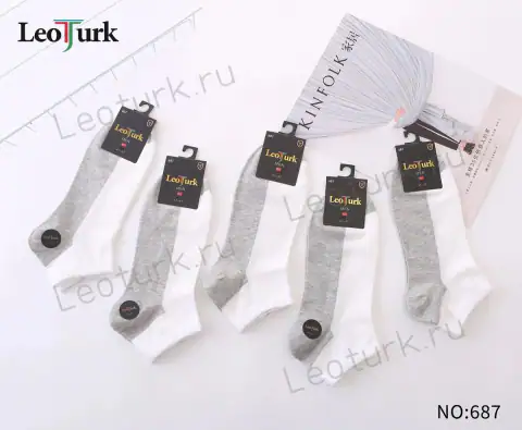 Мужские носки короткие LeoTurk, арт. 687